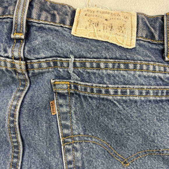 Vintage Levis Jeans Mens 34x32 Blue Denim 540 Relaxed Fit Tapered Made In USA - Picture 5 of 14